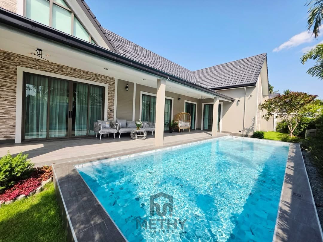 Single story house 4 Bedroom | Prime location near Mab Prachan - Pattaya 13.9 MB